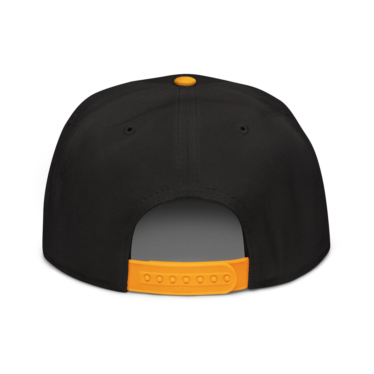 Turtle Snapback Hat (Black/Yellow)