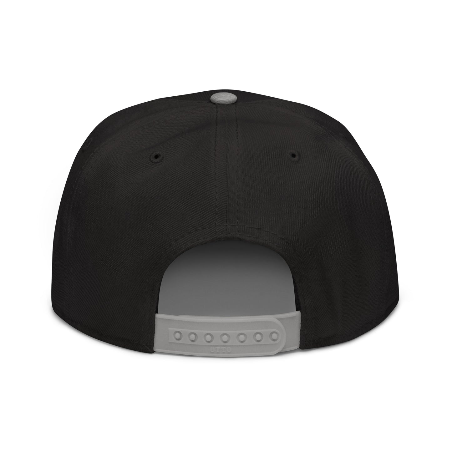Turtle Snapback Hat (Black/Grey)