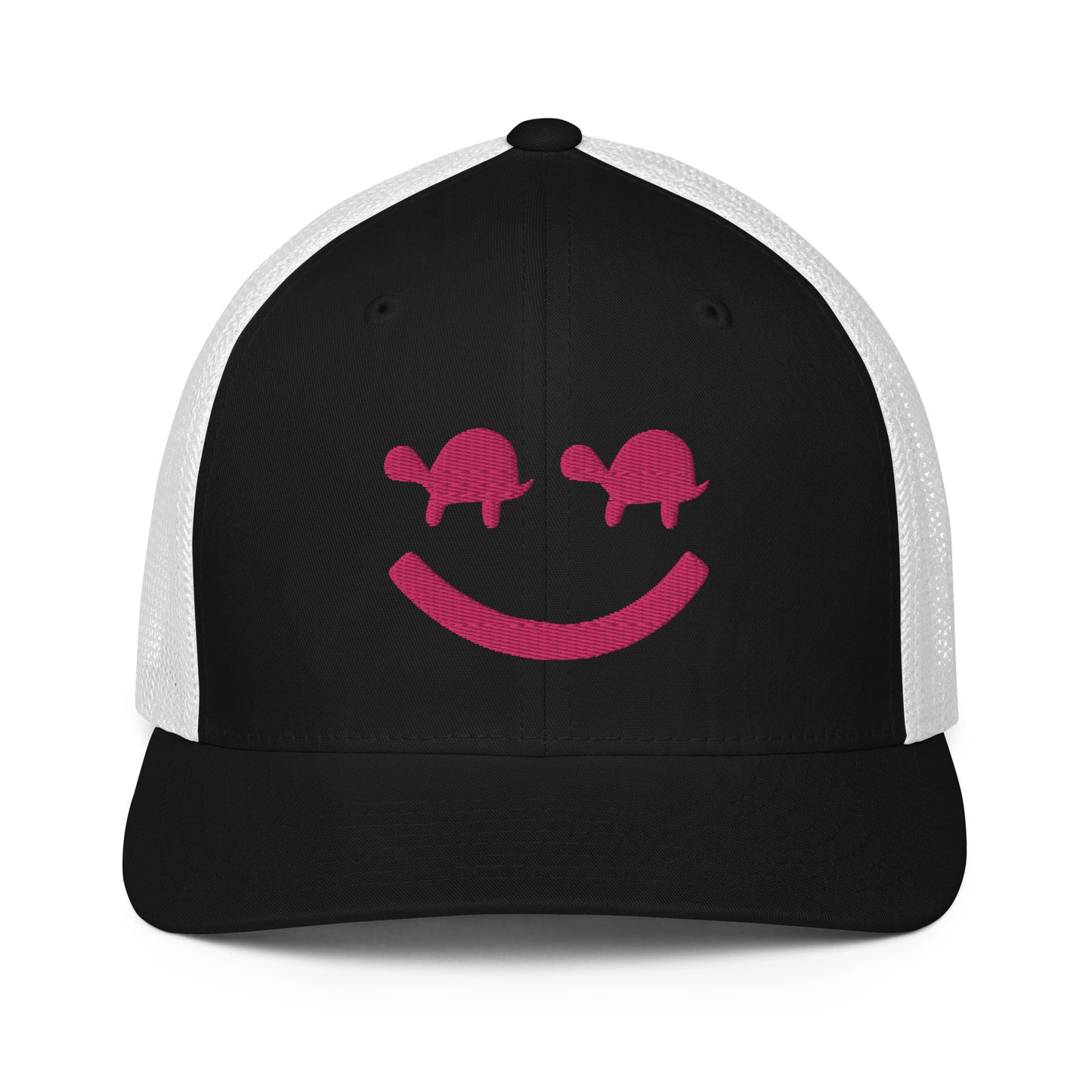 Turtle Face Mesh Fitted Hat