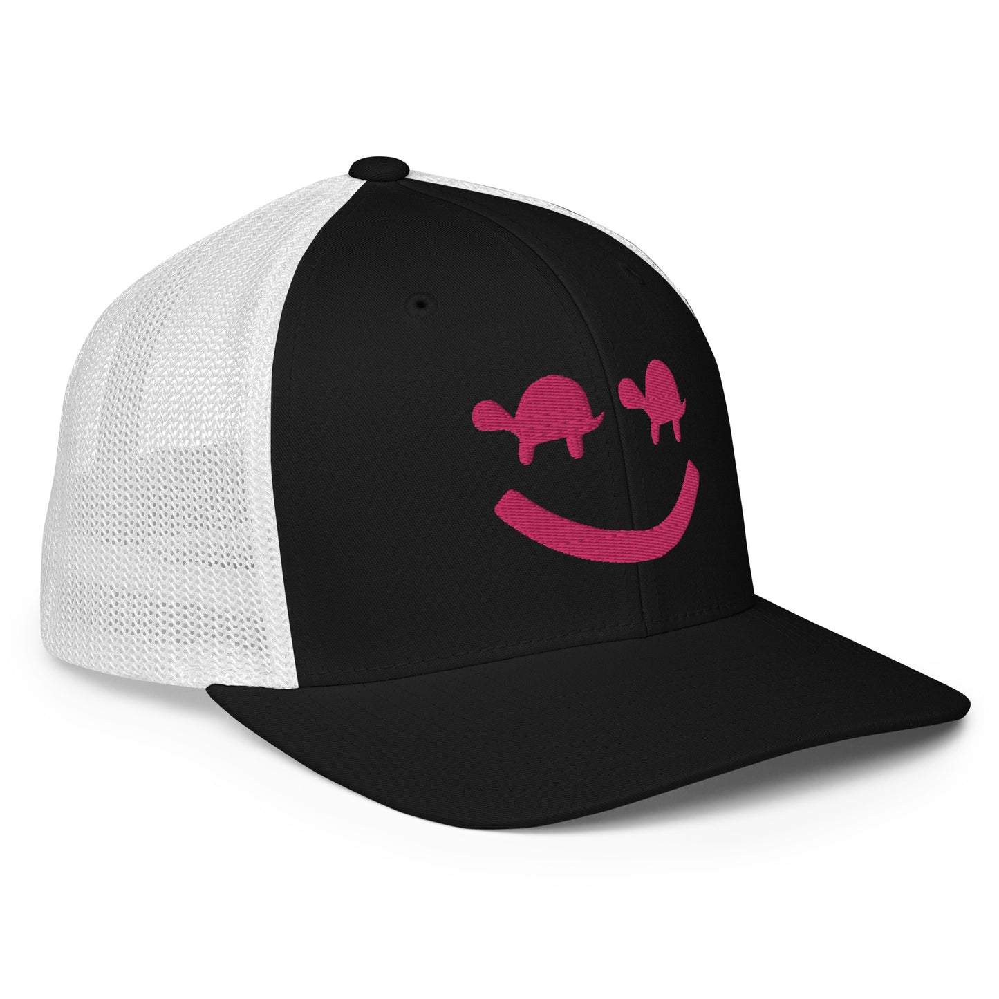 Turtle Face Mesh Fitted Hat