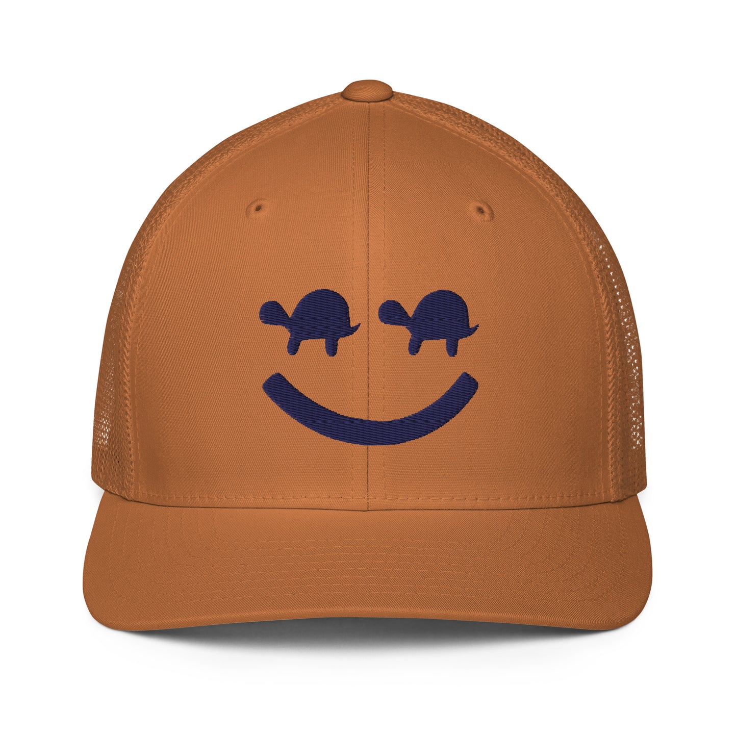 Turtle Face Mesh Fitted Hat