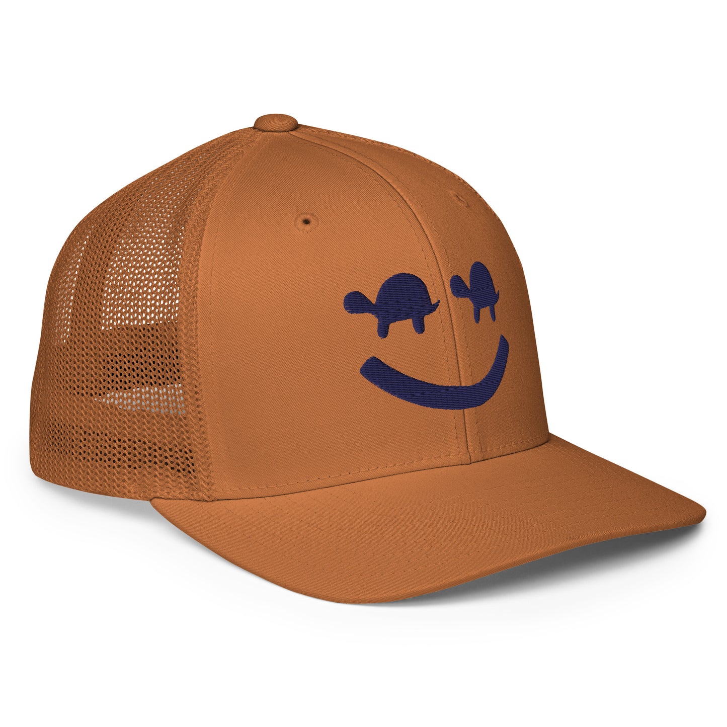 Turtle Face Mesh Fitted Hat