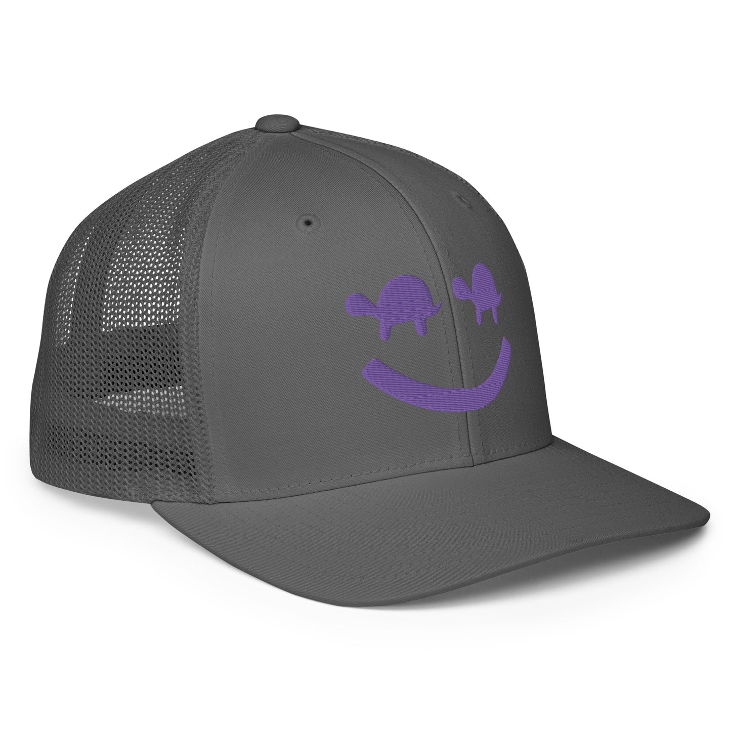 Turtle Face Mesh Fitted Hat
