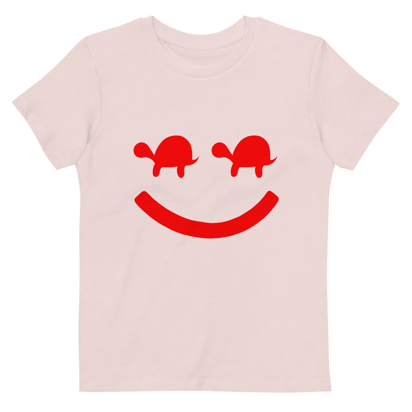 Turtle Face Kids Tee - Red/White