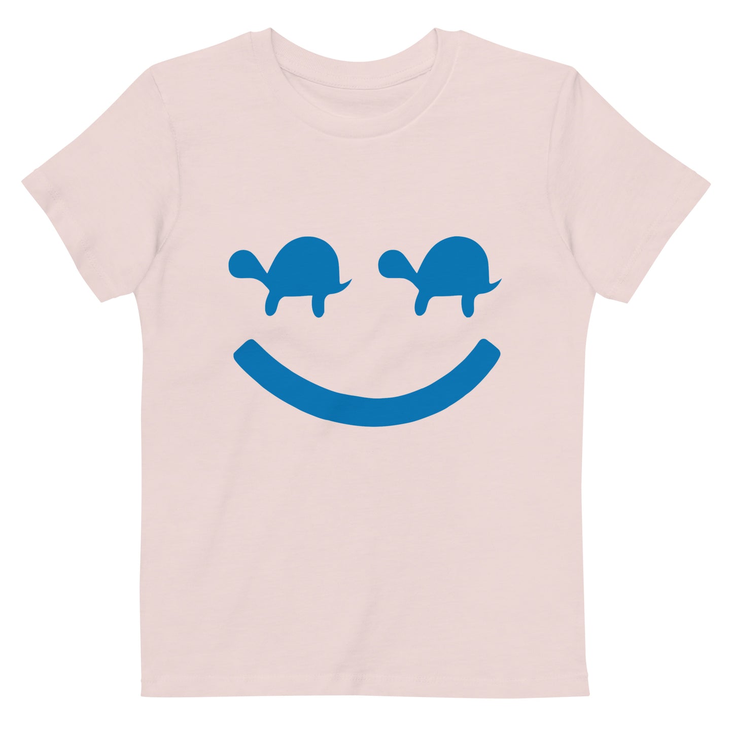 Turtle Face Kids Tee - Blue