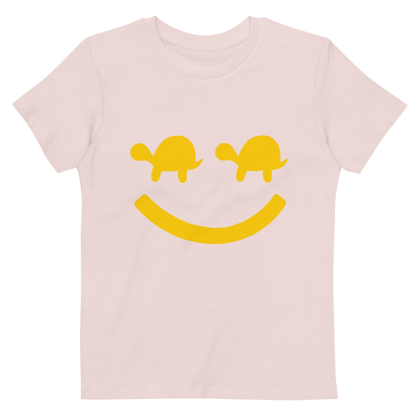 Turtle Face Kids Tee - Yellow