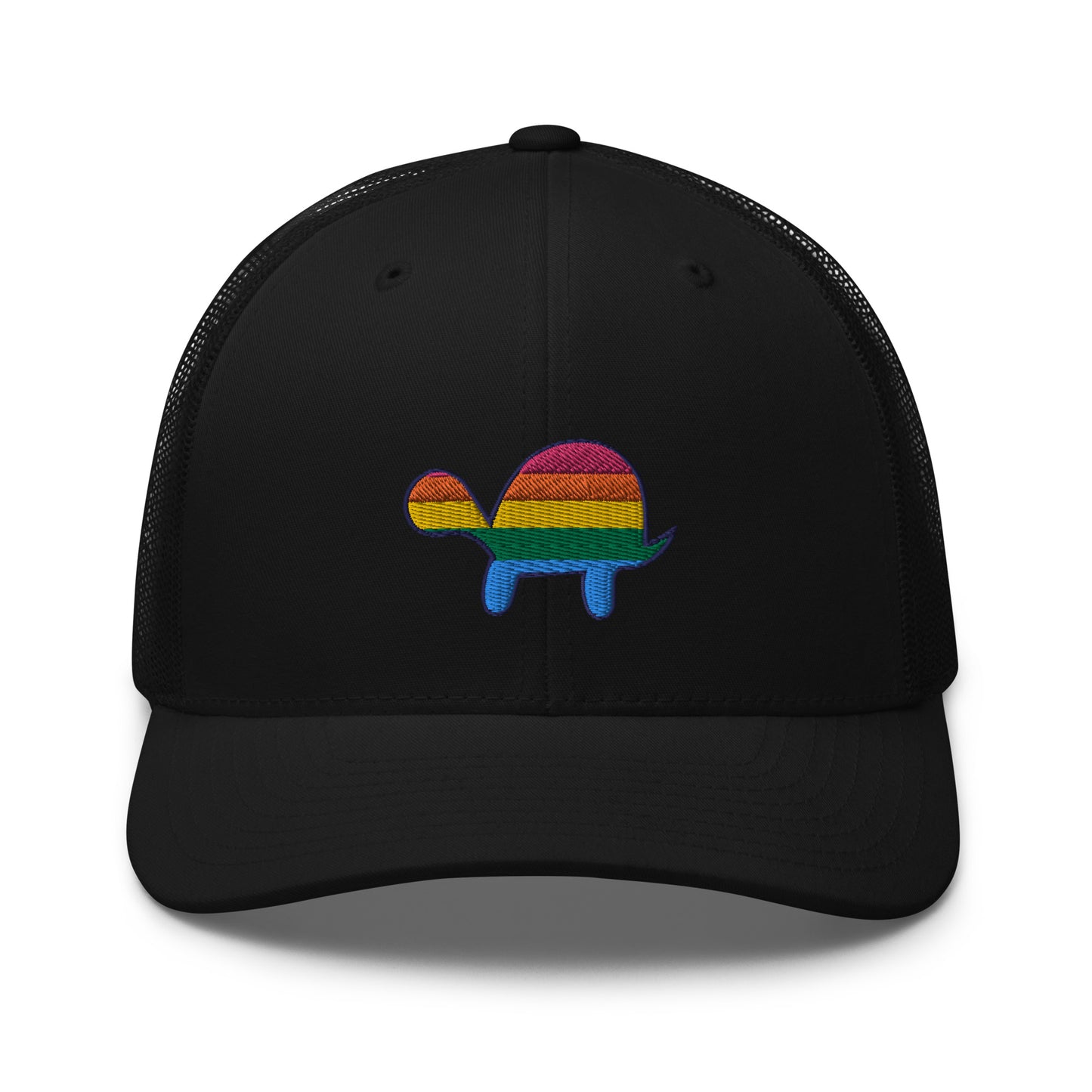 Rainbow Turtle Mesh Snapback