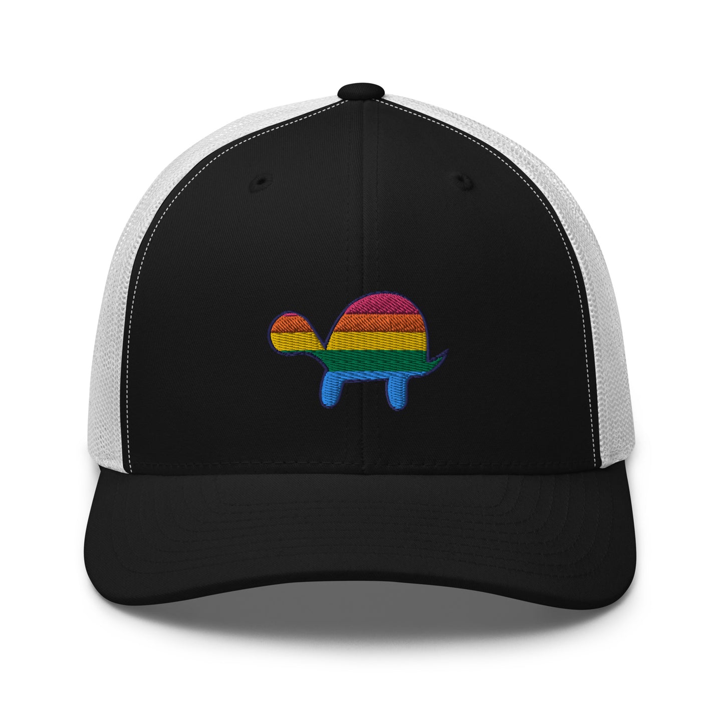 Rainbow Turtle Mesh Snapback