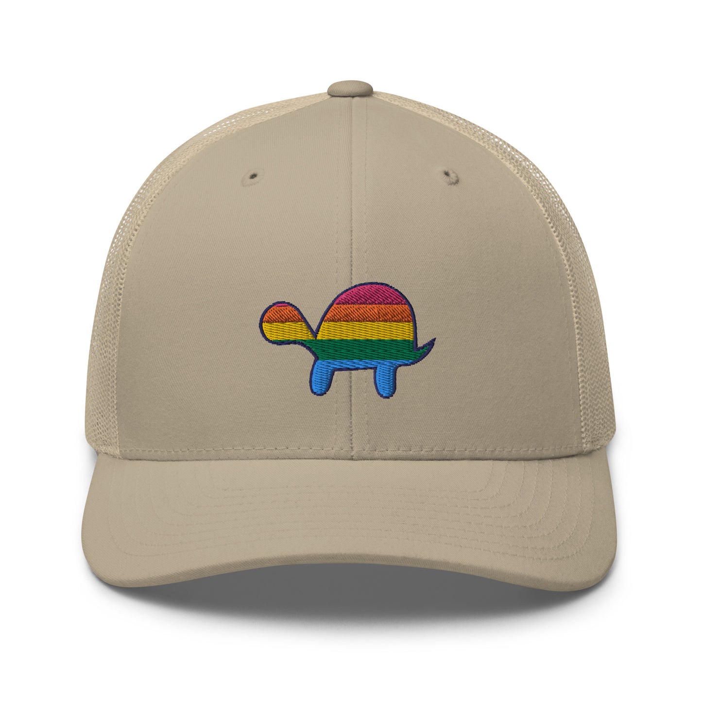 Rainbow Turtle Mesh Snapback