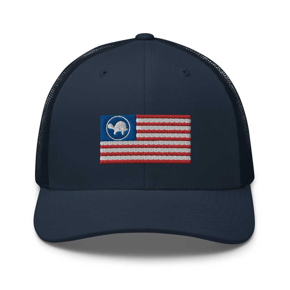 USA Turtle Mesh Snapback
