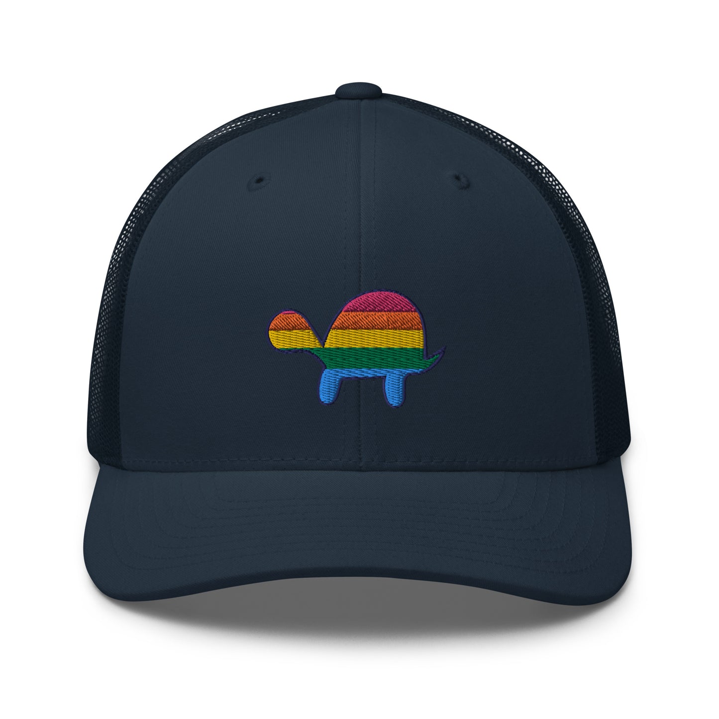 Rainbow Turtle Mesh Snapback