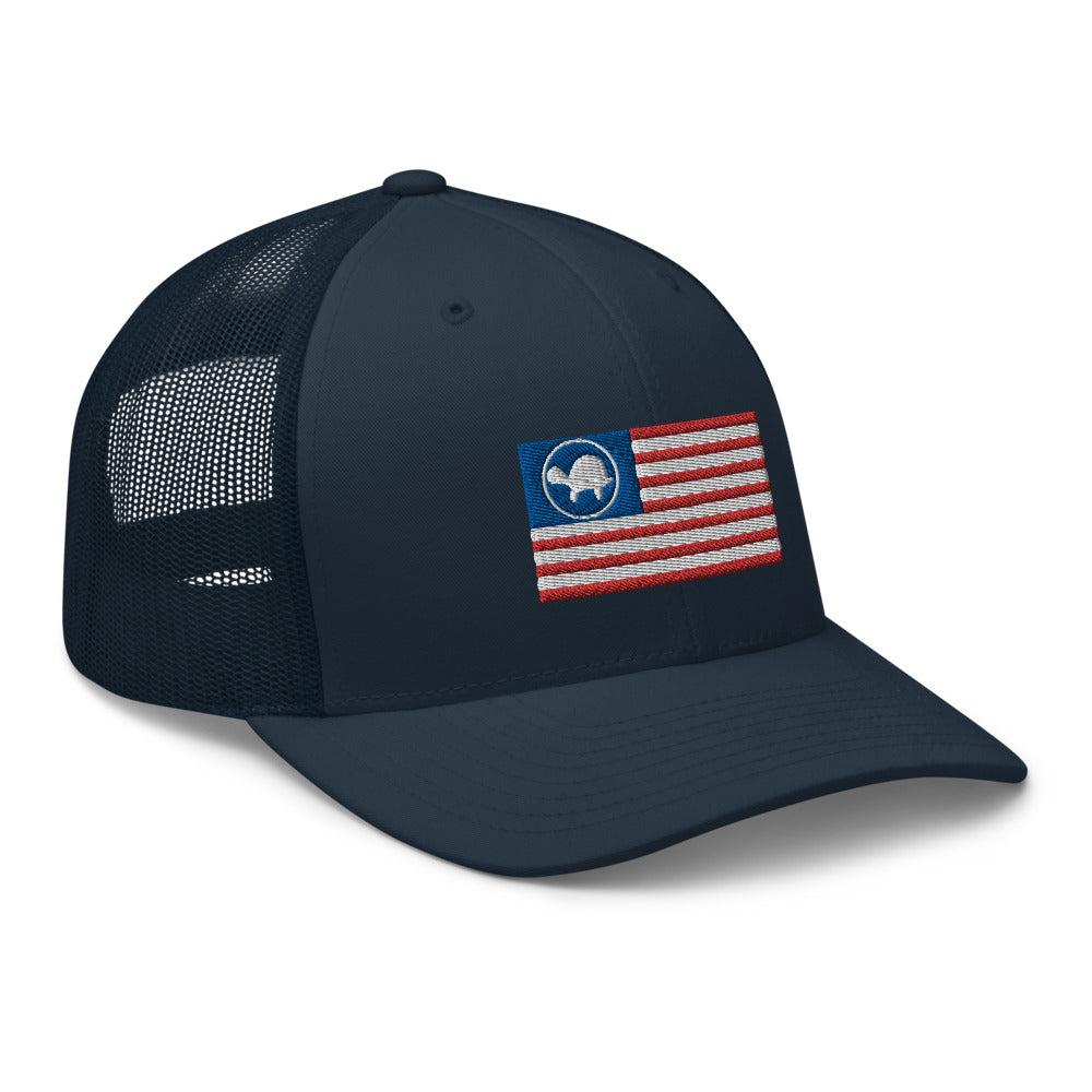 USA Turtle Mesh Snapback