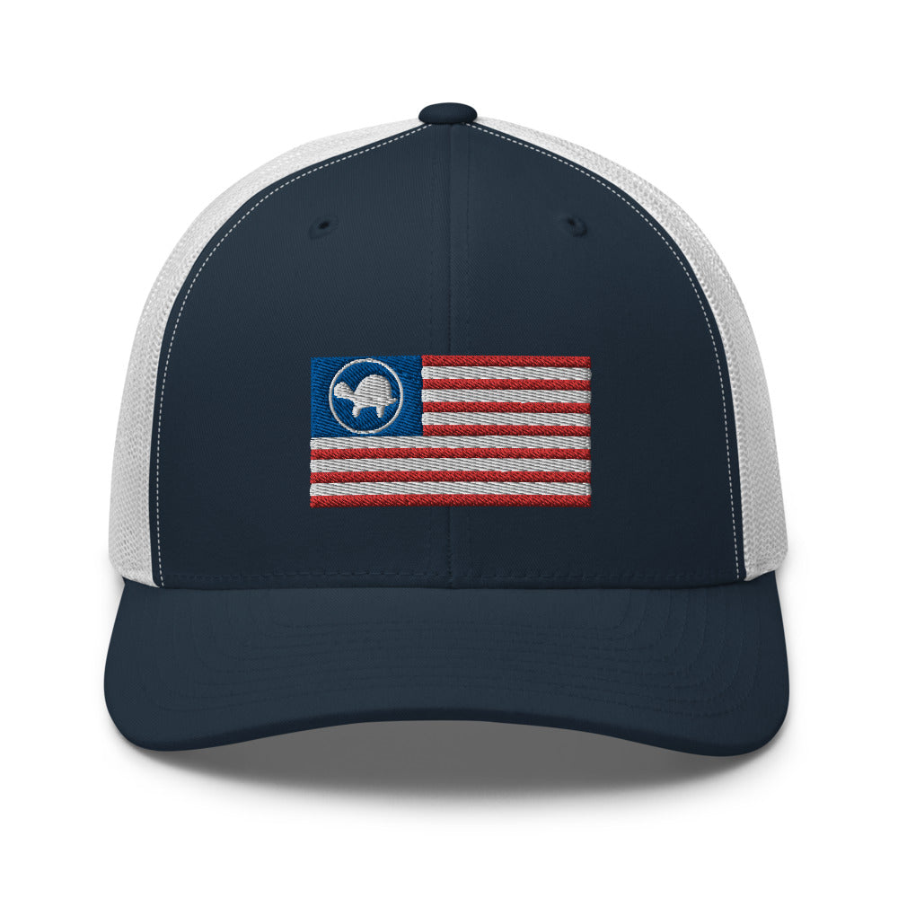 USA Turtle Mesh Snapback