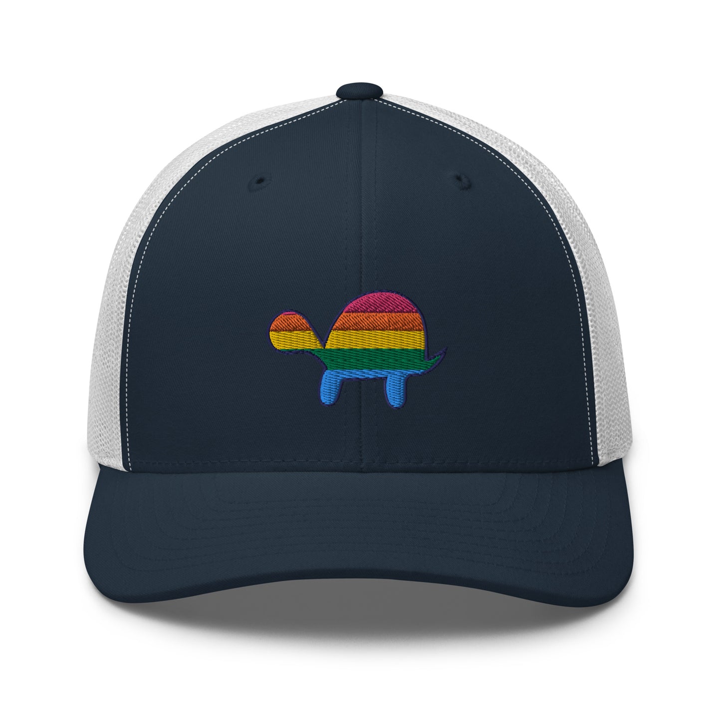 Rainbow Turtle Mesh Snapback
