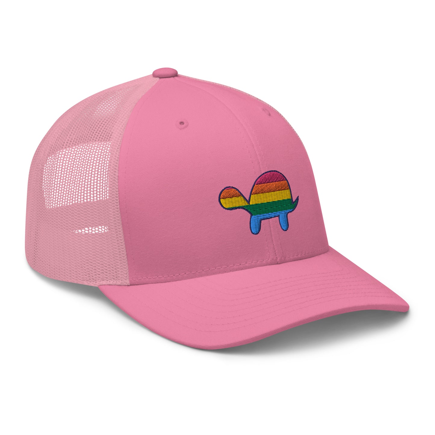 Rainbow Turtle Mesh Snapback