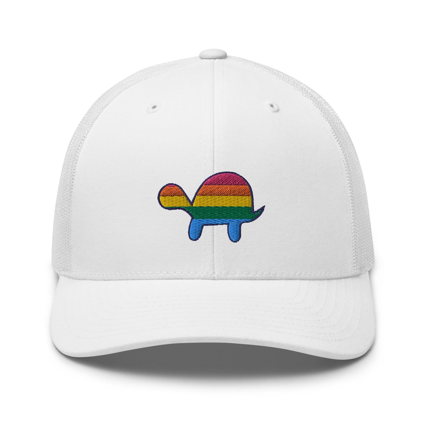 Rainbow Turtle Mesh Snapback