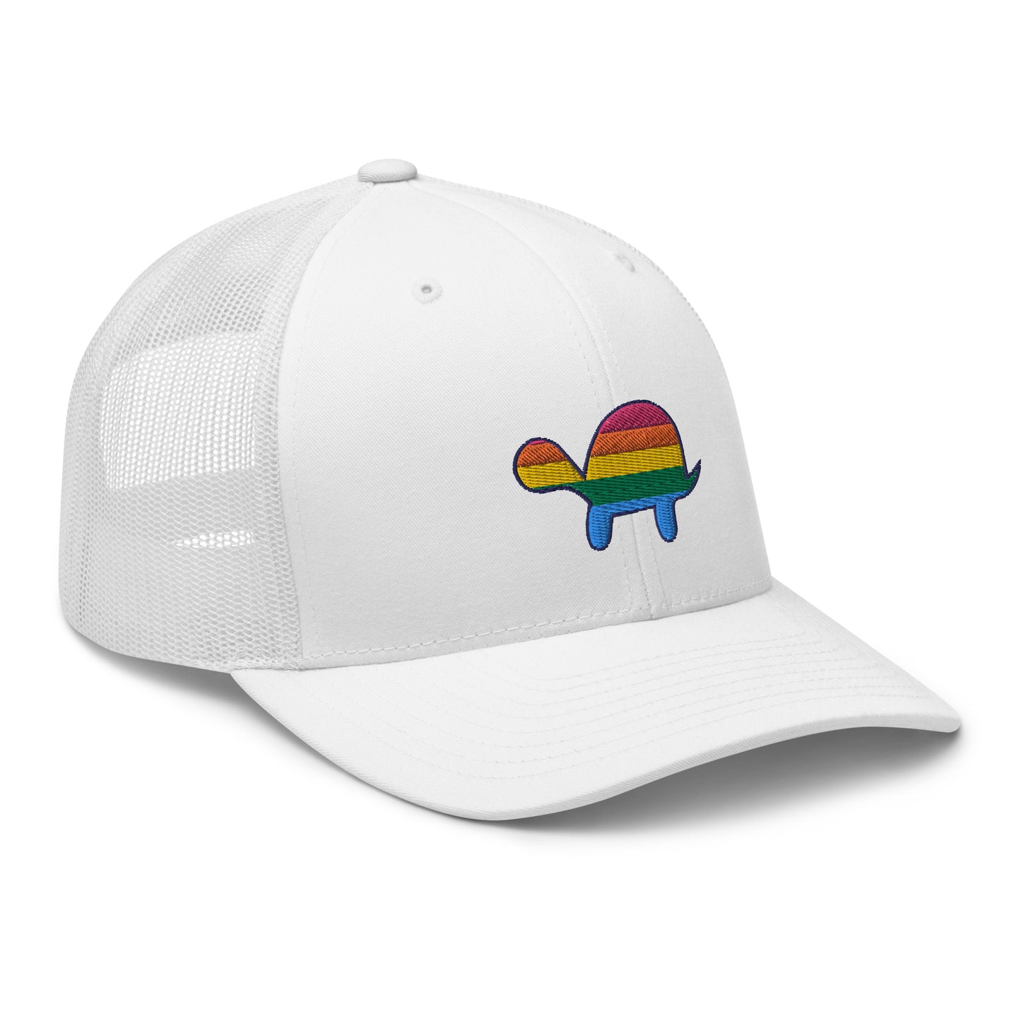 Rainbow Turtle Mesh Snapback