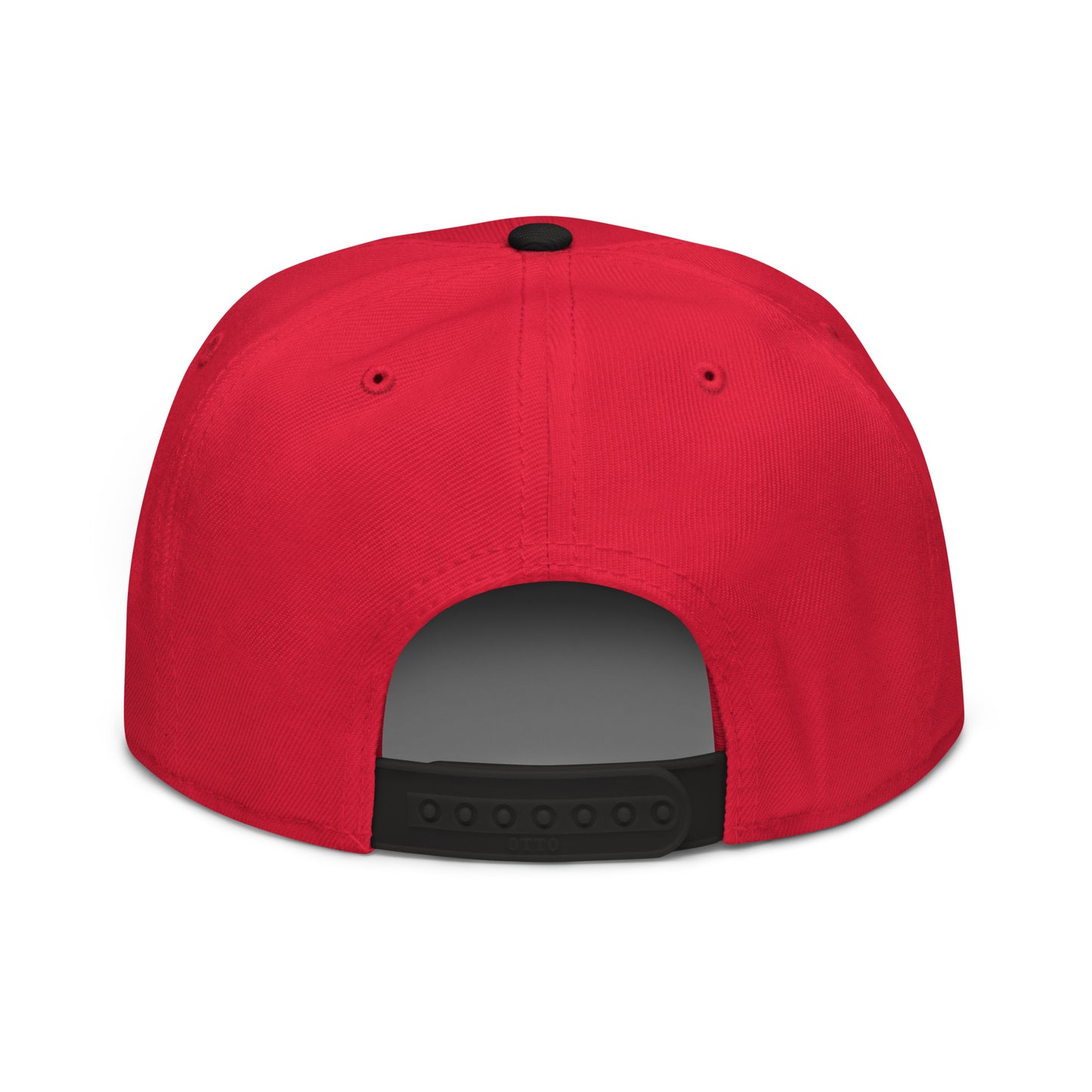 Turtle Snapback Hat (Red/Black)