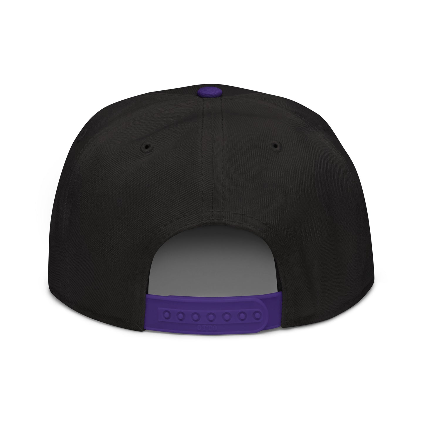 Turtle Snapback Hat (Black/Purple)