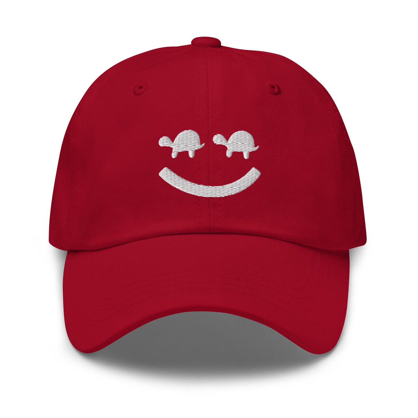 Turtle Face Cap - Red/White
