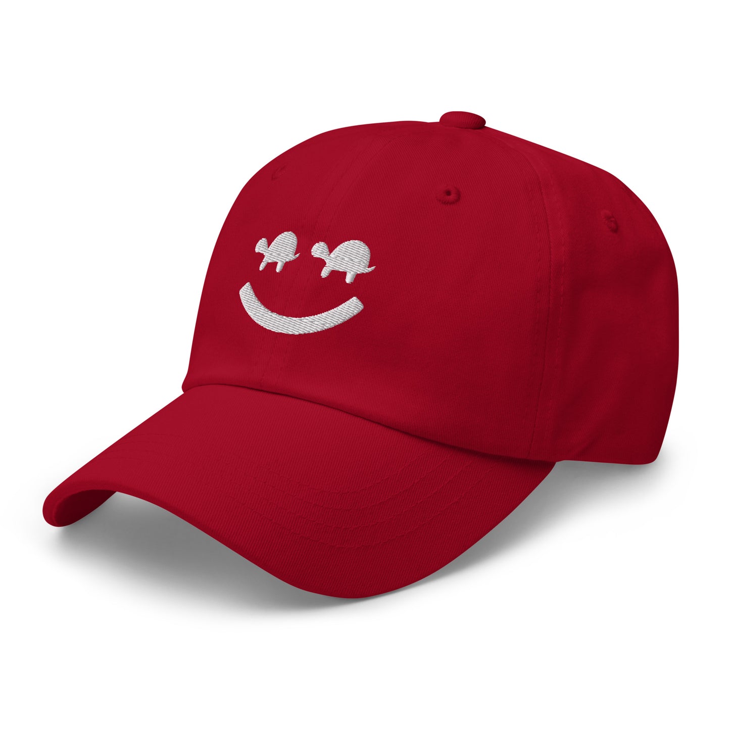 Turtle Face Cap - Red/White