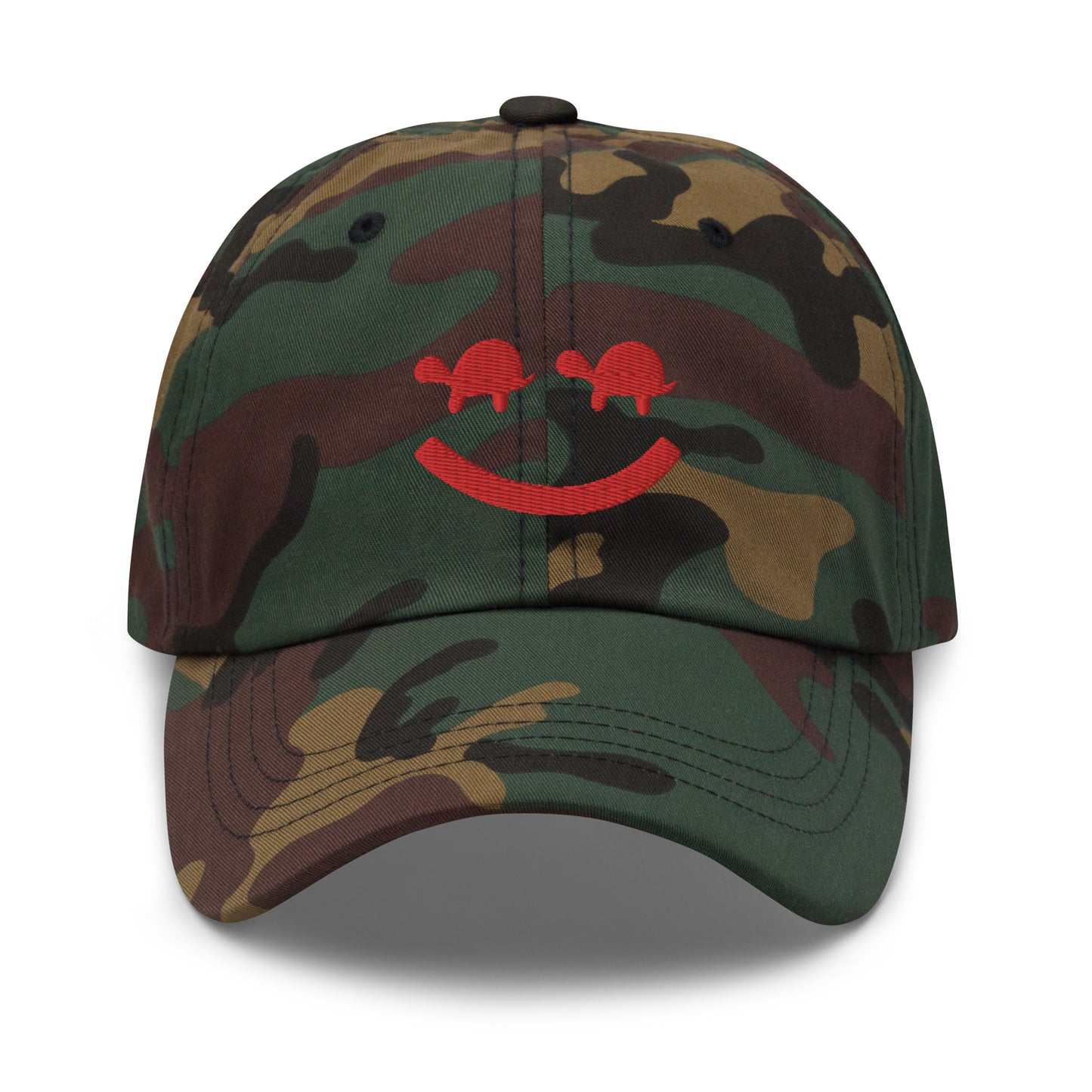 Turtle Face Cap - Red/White