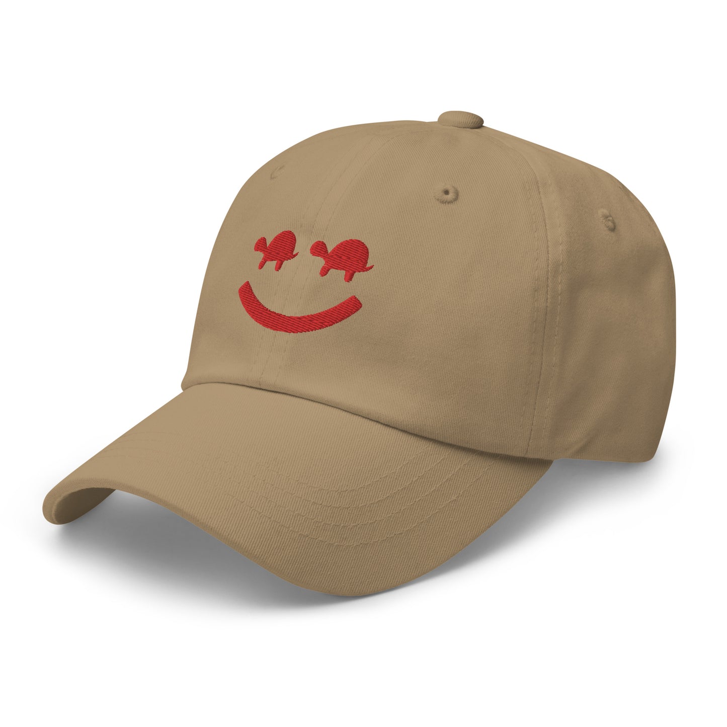 Turtle Face Cap - Red/White