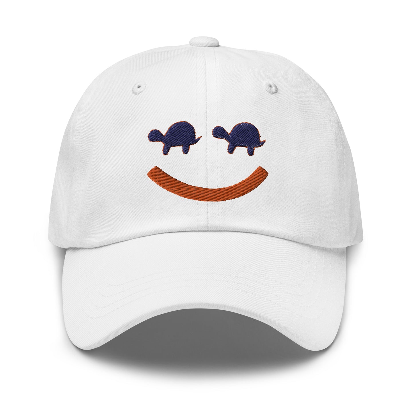 Turtle Face Cap - Orange/Navy