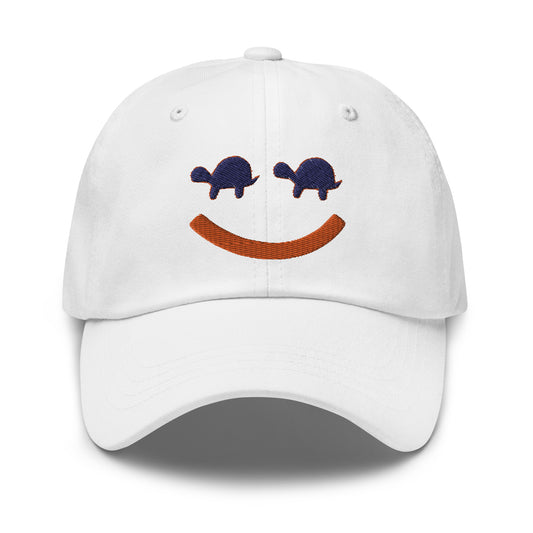 Turtle Face Cap - Orange/Navy