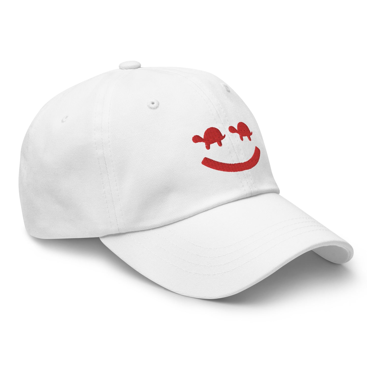 Turtle Face Cap - Red/White