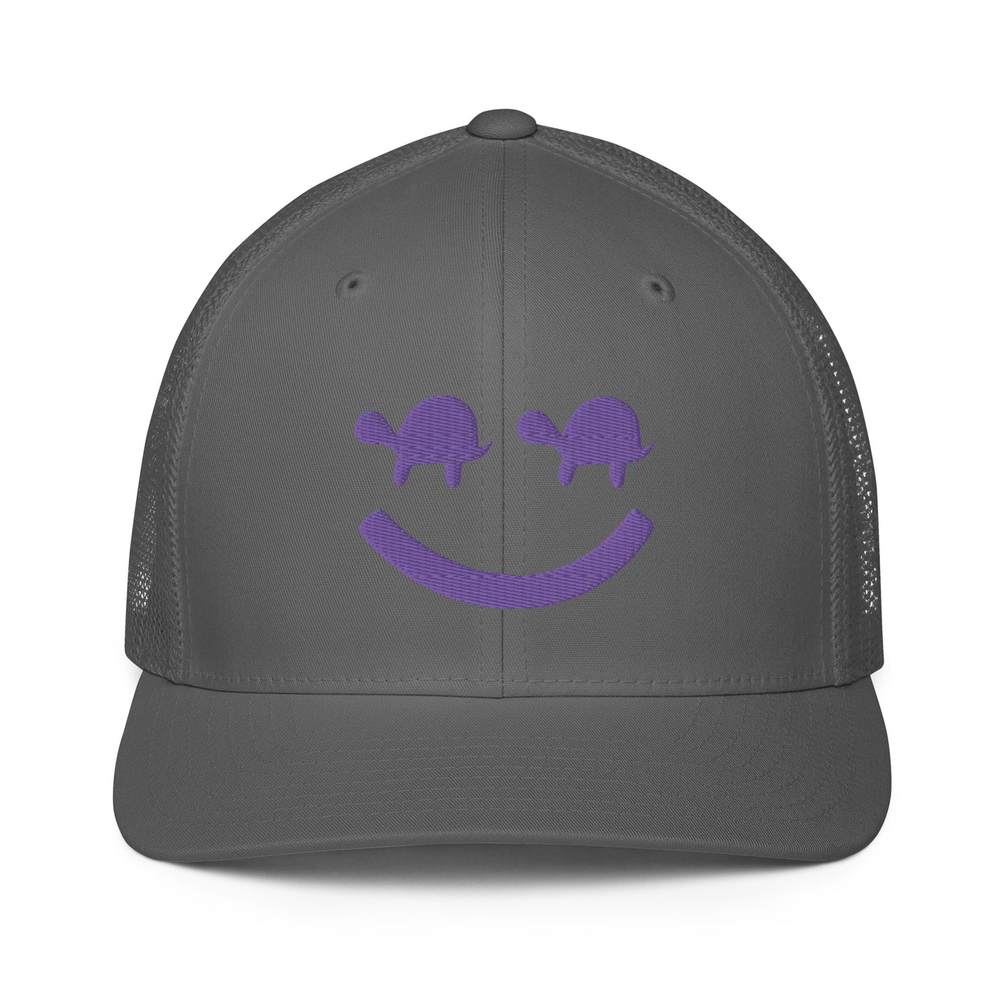 Turtle Face Mesh Fitted Hat