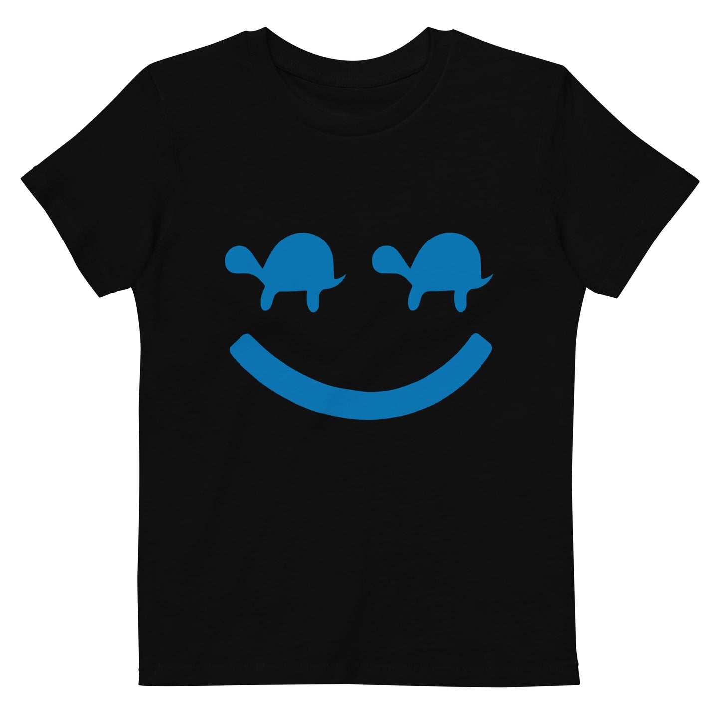 Turtle Face Kids Tee - Blue