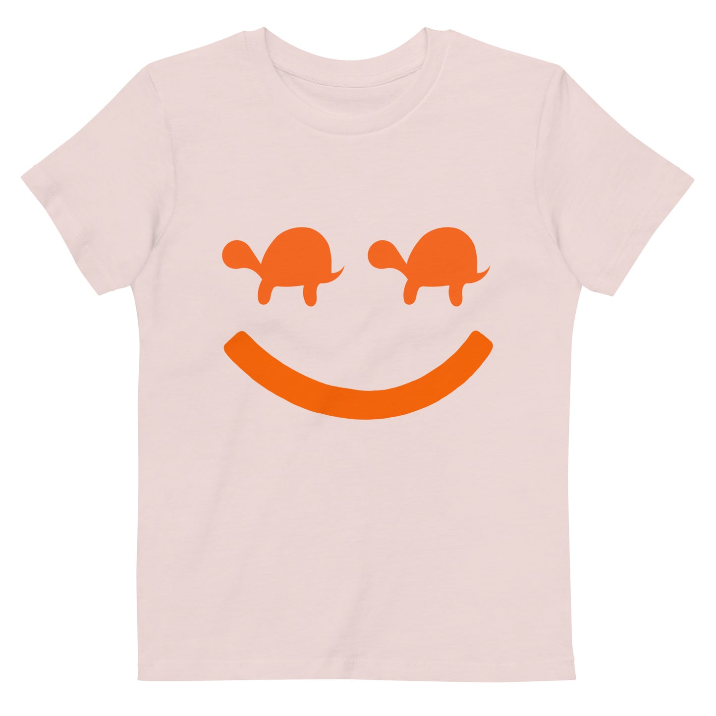 Turtle Face Kids Tee - Orange