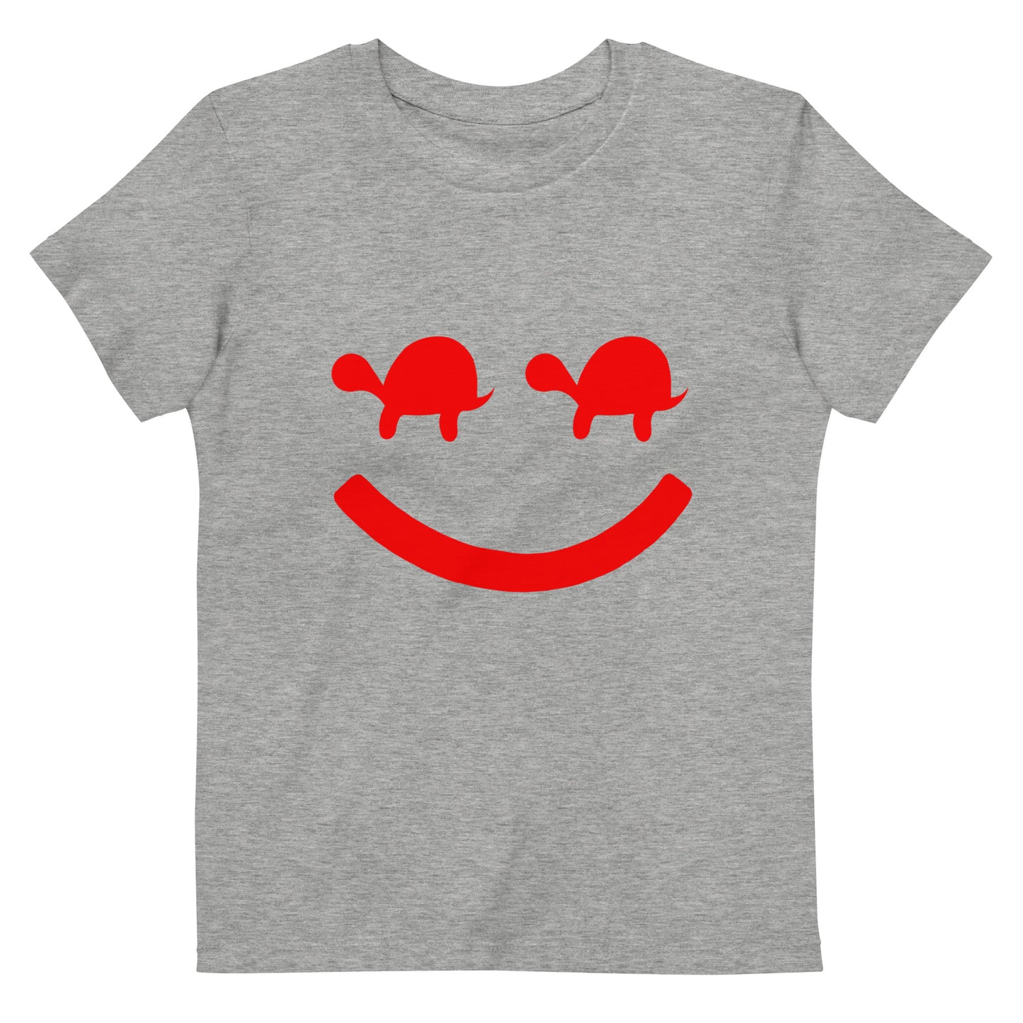 Turtle Face Kids Tee - Red/White