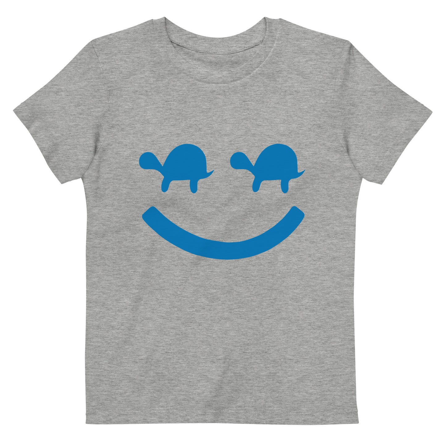 Turtle Face Kids Tee - Blue