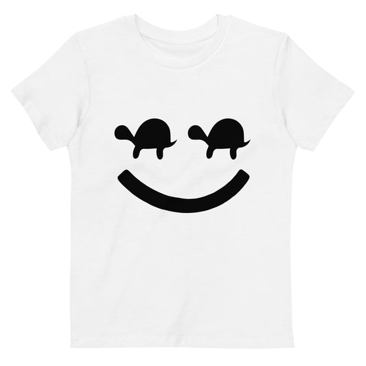 Turtle Face Kids Tee - Black