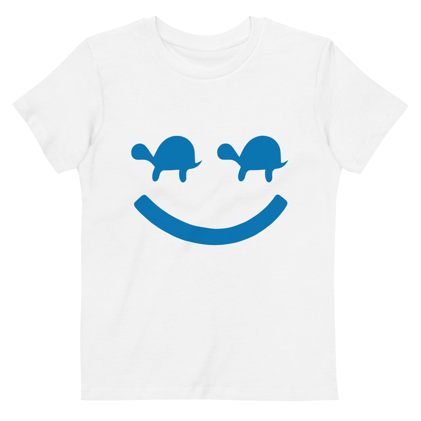 Turtle Face Kids Tee - Blue