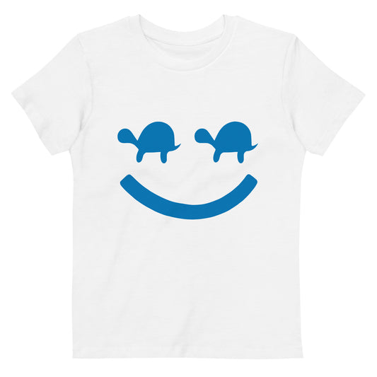 Turtle Face Kids Tee - Blue