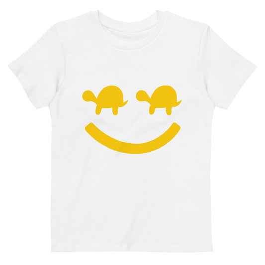 Turtle Face Kids Tee - Yellow