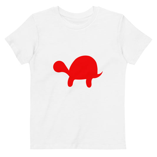 Turtle Time Kids Tee - Red