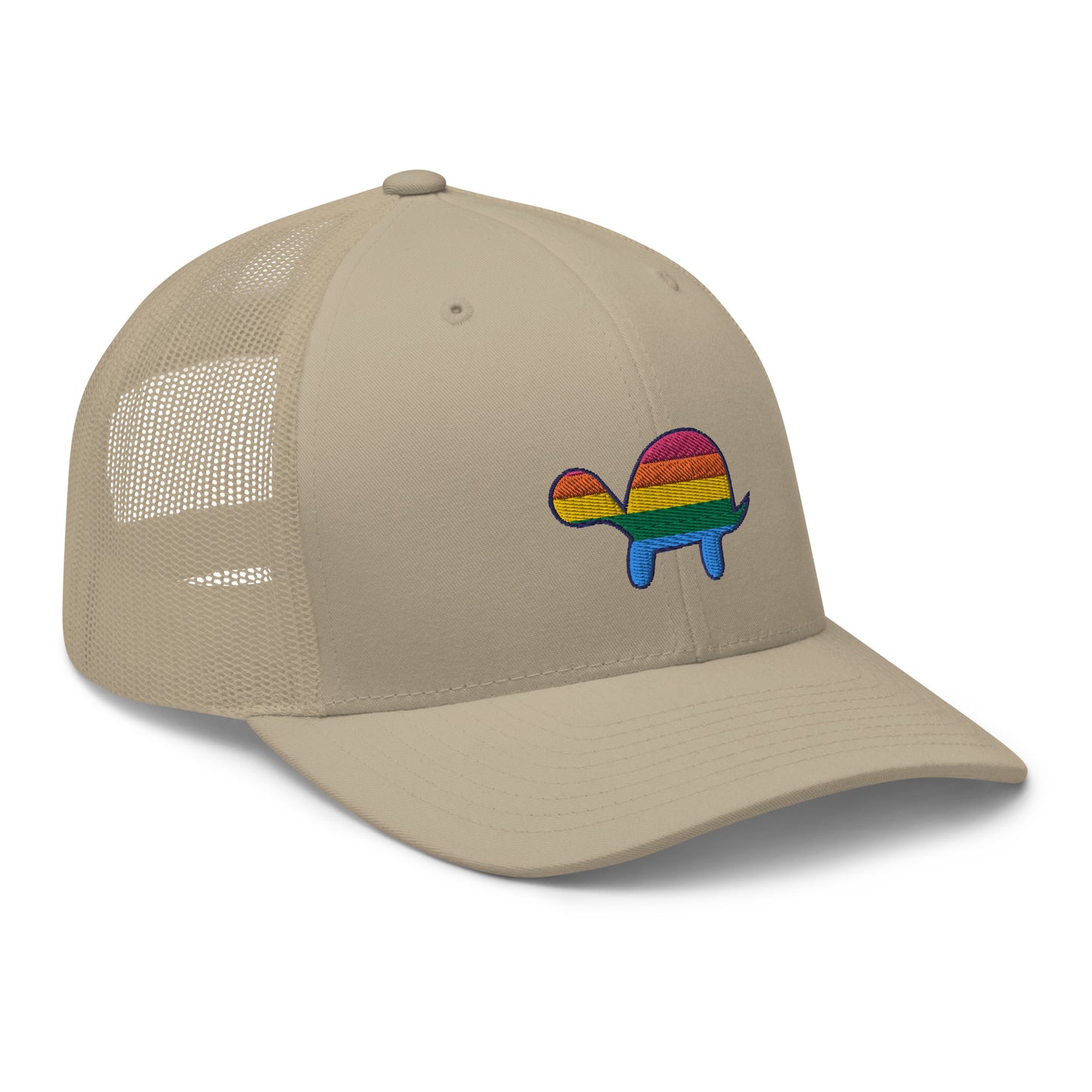 Rainbow Turtle Mesh Snapback