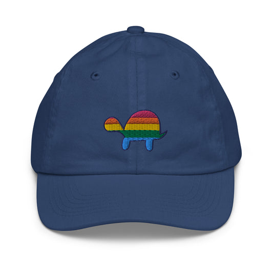 Rainbow Turtle Kids Cap